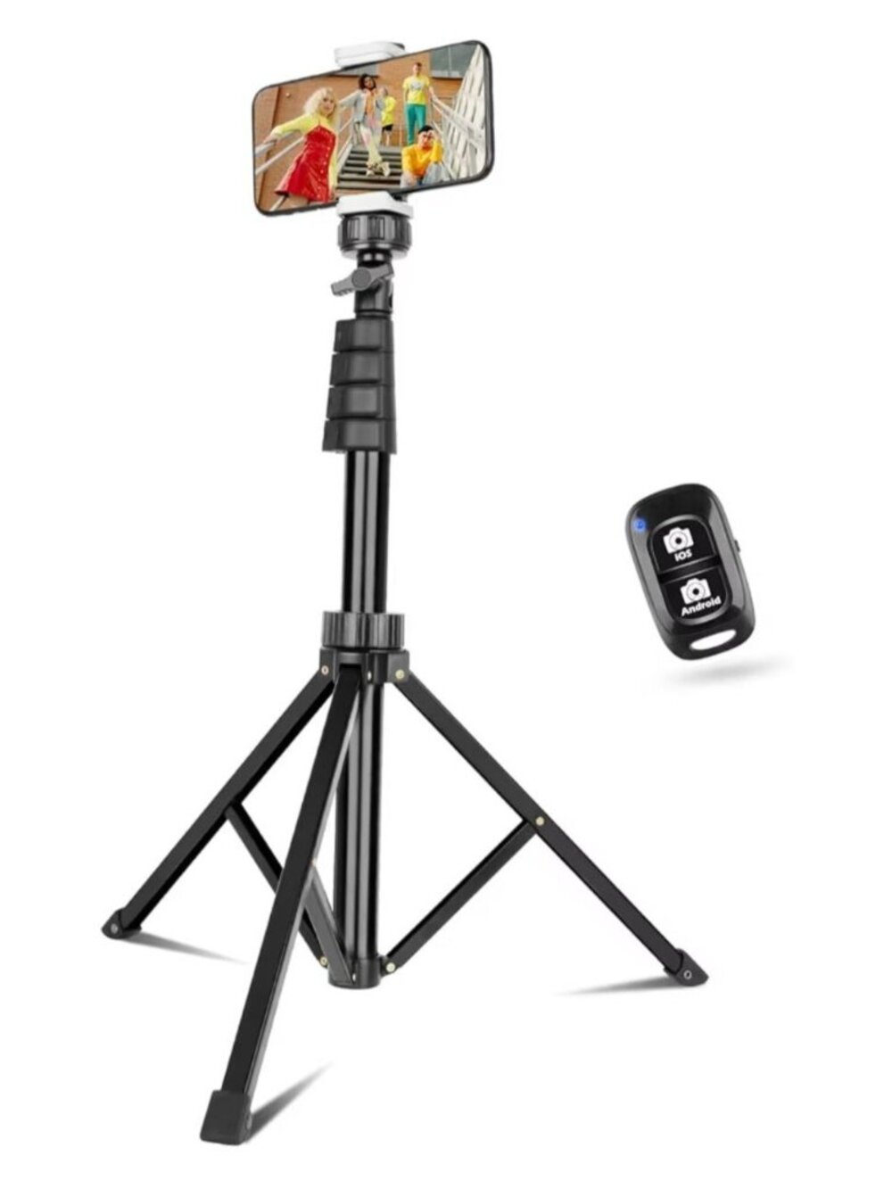 67-Inch Extendable Tripod & Selfie Stick with Wireless Remote for Phones Cameras